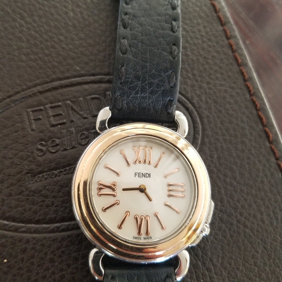 Fendi  Selleria Rose Gold Multi Band Watch - Picture 10 of 16